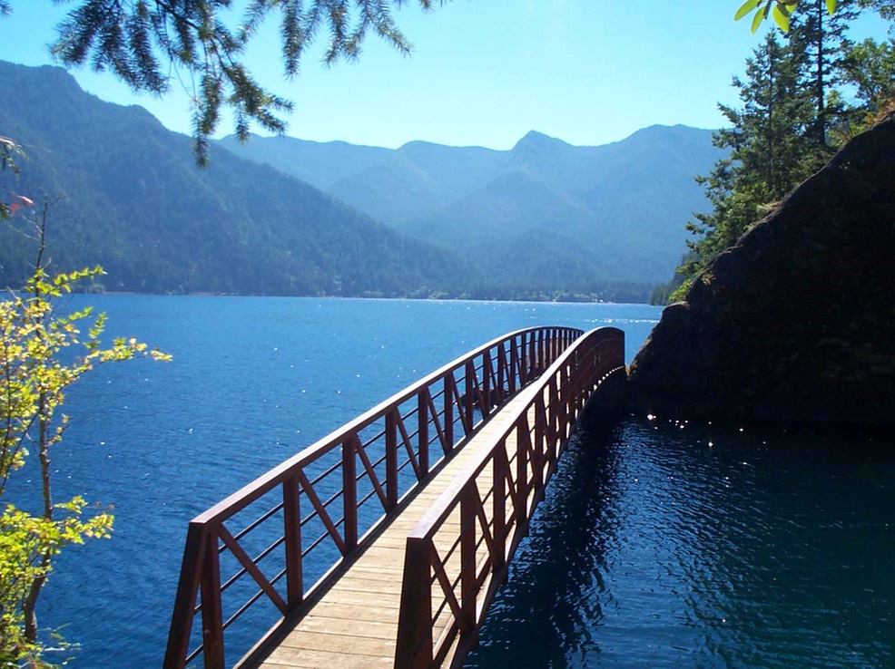 Lake Crescent The Spruce Railroad Trail Visit Olympic National